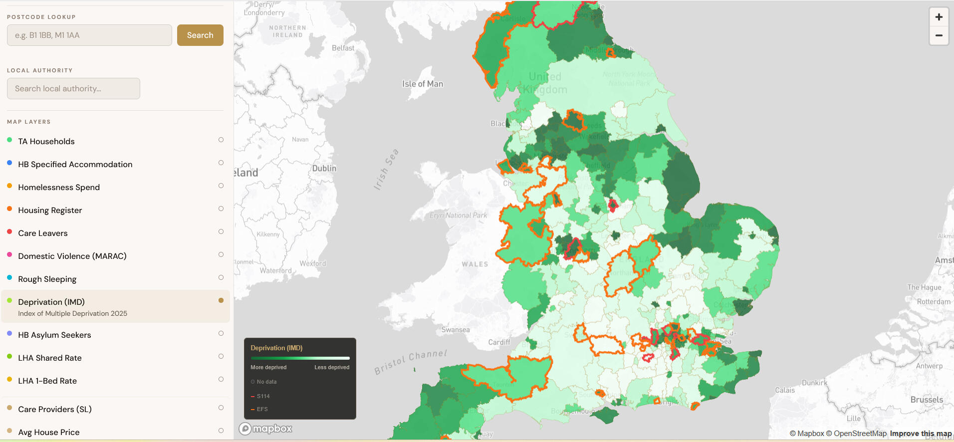 A snapshot of the live intelligence pipeline. Full access is shared in conversation with landlords, councils and partners.